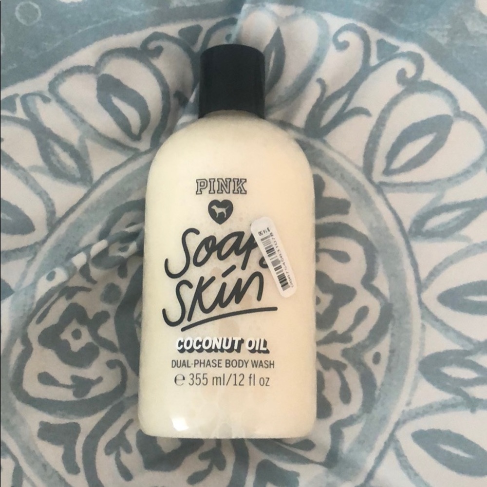 Pink body wash